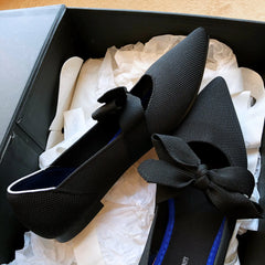 Flat Casual Boat Shoes with Bow Mary Jane Style